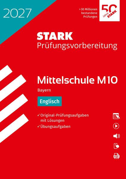 Produktbild: STARK Englisch 10. Klasse - M10 Mittelschule 2027 Bayern - Pr&uuml;fungsvorbereitung