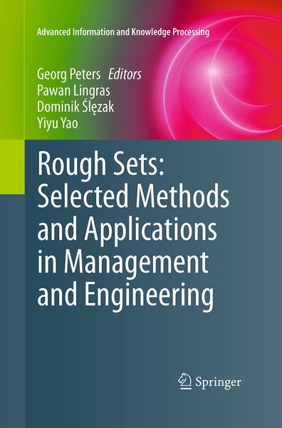 Produktbild: Rough Sets: Selected Methods and Applications in Management and Engineering