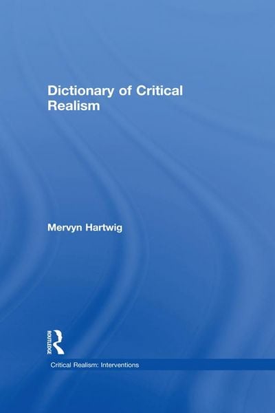 Produktbild: Dictionary of Critical Realism