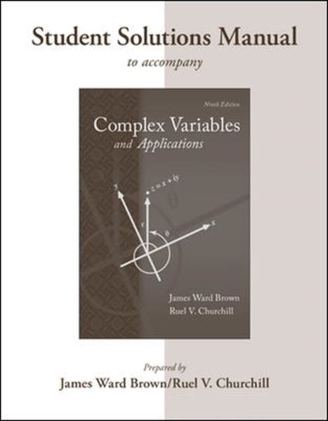 Produktbild: Student's Solutions Manual to Accompany Complex Variables and Applications