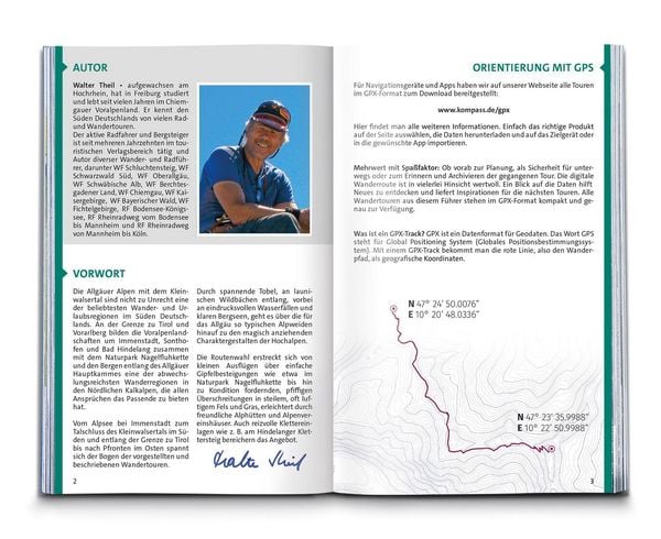 Produktbild: KOMPASS Wanderf&uuml;hrer Allg&auml;u, Allg&auml;uer Alpen, 60 Touren mit Extra-Tourenkarte