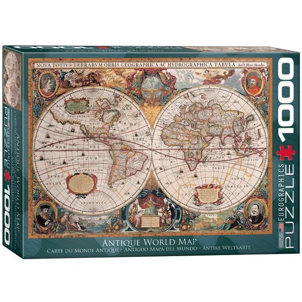 Produktbild: Puzzle 1000 Teile - Orbis Geographica World Map