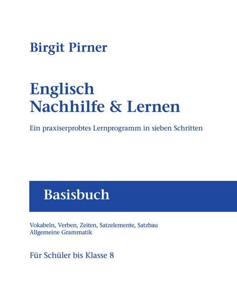 Englisch Nachhilfe & Lernen, Taschenbuch von Birgit Pirner, BoD – Books on Demand, 9783833405488