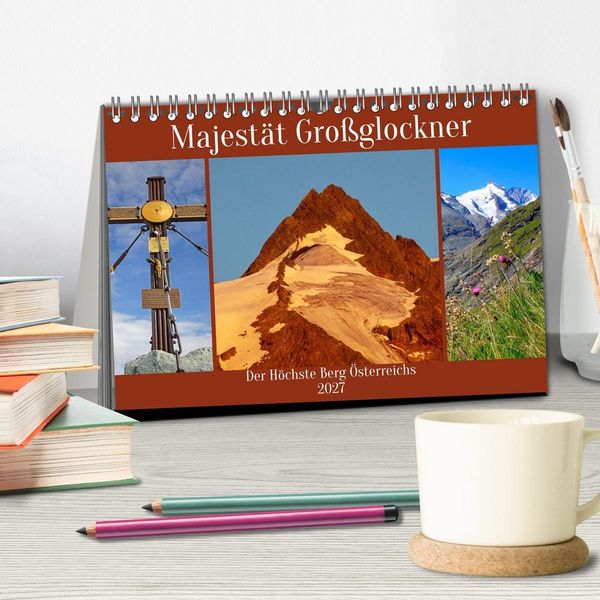 Produktbild: Majest&auml;t Gro&szlig;glockner (Tischkalender 2027 DIN A5 quer), CALVENDO Monatskalender