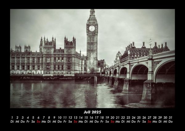 Produktbild: London 2025 Fotokalender DIN A3