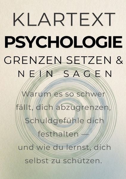 Produktbild: KLARTEXT Psychologie / Grenzen setzen &amp; Nein sagen