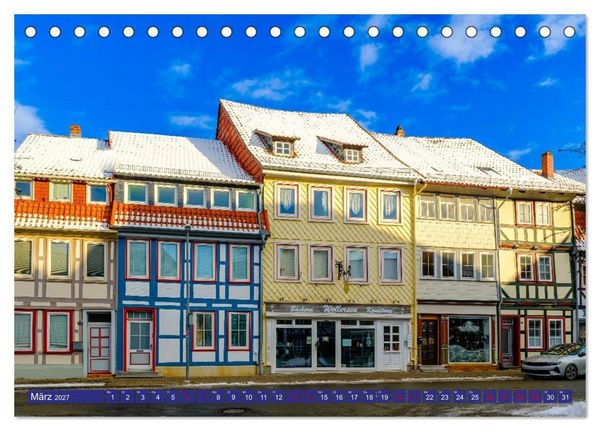 Produktbild: Duderstadt im Winter (Tischkalender 2027 DIN A5 quer), CALVENDO Monatskalender