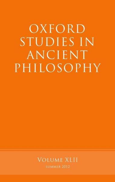 Produktbild: Oxford Studies in Ancient Philosophy