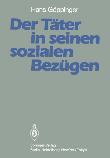Produktbild: Der T&auml;ter in seinen sozialen Bez&uuml;gen