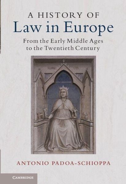 Produktbild: A History of Law in Europe