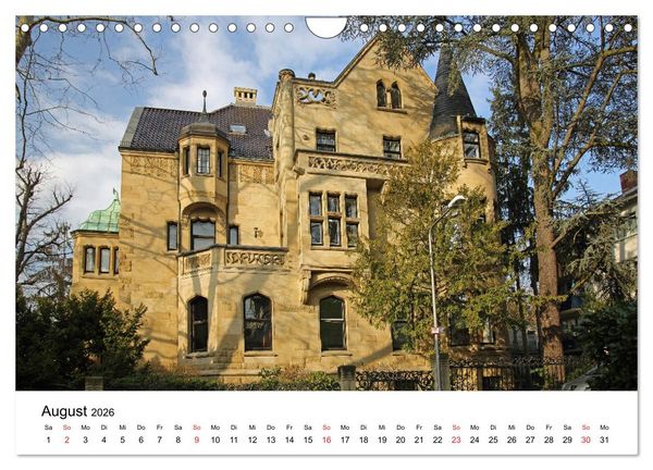 Produktbild: Wiesbaden - Stadt der Villen (Wandkalender 2026 DIN A4 quer), CALVENDO Monatskalender