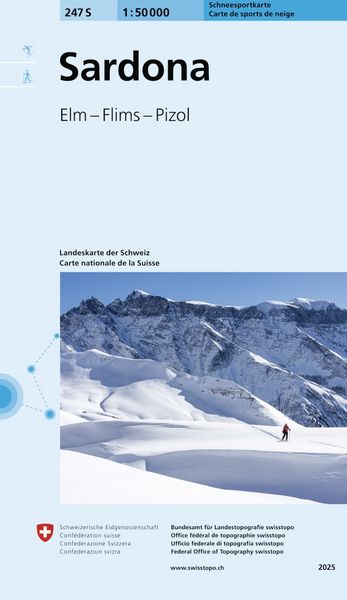 247S Sardona Schneesportkarte, Sonstige von , Swisstopo, 9783302502472