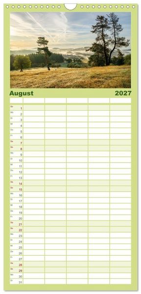 Produktbild: Familienplaner 2027 - Heimat Entdecken - Eifel mit 5 Spalten (Wandkalender, 21 x 45 cm) CALVENDO