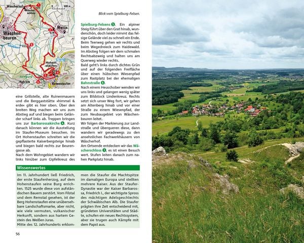 Produktbild: ROTHER Wanderbuch Schw&auml;bische Alb: L&ouml;wenpfade und hochgehberge