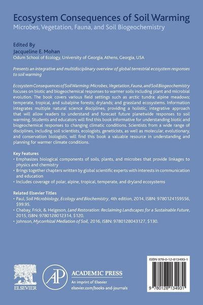 Produktbild: Ecosystem Consequences of Soil Warming