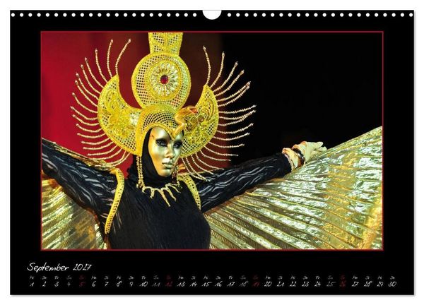 Produktbild: Venezianische Masken in Ludwigsburg (Wandkalender 2027 DIN A3 quer), CALVENDO Monatskalender