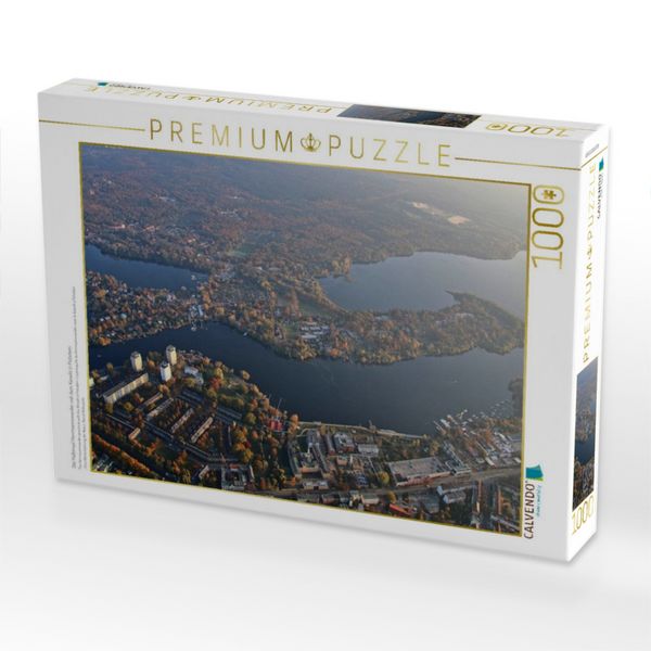 Produktbild: CALVENDO Puzzle Die Halbinsel Herrmannswerder mit dem Kiewitt in Potsdam | 1000 Teile Lege-Gr&ouml;&szlig;e 64x48cm Foto-Puzzle f&uuml;r gl&uuml;ckliche Stunden
