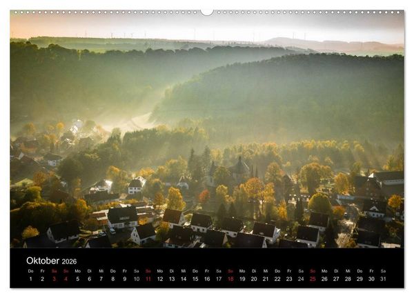 Produktbild: Brilon aus der Vogelperspektive (Wandkalender 2026 DIN A2 quer), CALVENDO Monatskalender
