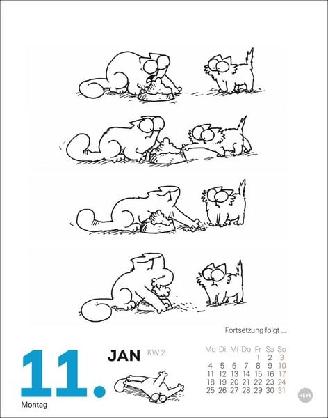 Produktbild: Simons Katze Tagesabrei&szlig;kalender 2027