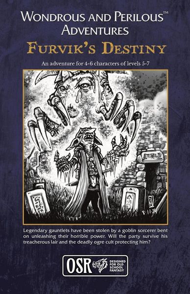 Produktbild: Wondrous and Perilous(TM) Adventures Furvik's Destiny, for Old School Fantasy
