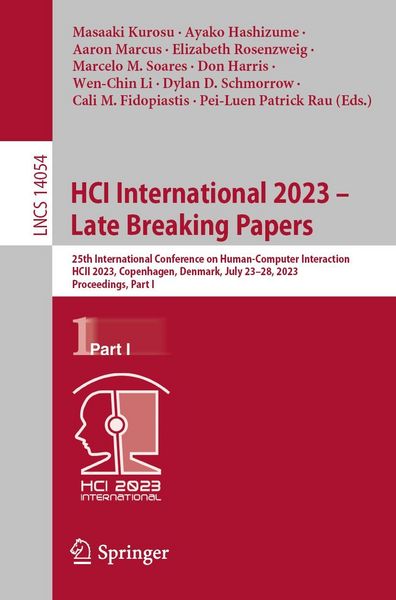 Produktbild: HCI International 2023 - Late Breaking Papers
