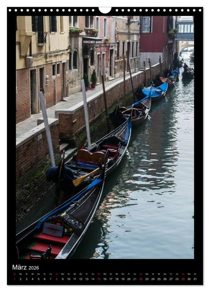 Produktbild: Venedig &ndash; La Romantica (Wandkalender 2026 DIN A3 hoch), CALVENDO Monatskalender