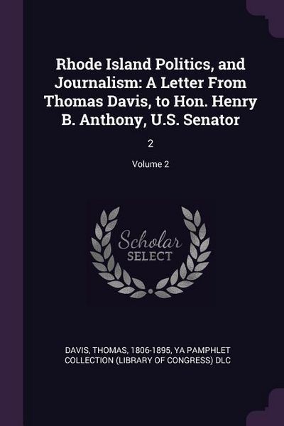 Produktbild: Rhode Island Politics, and Journalism