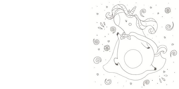 Produktbild: Das einhorntastische Malbuch: Ausmalbuch Einhorn mit 50 Glitzer-Stickern