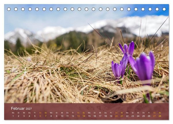 Produktbild: Leutasch - sch&ouml;ne Bergwelt (Tischkalender 2027 DIN A5 quer), CALVENDO Monatskalender