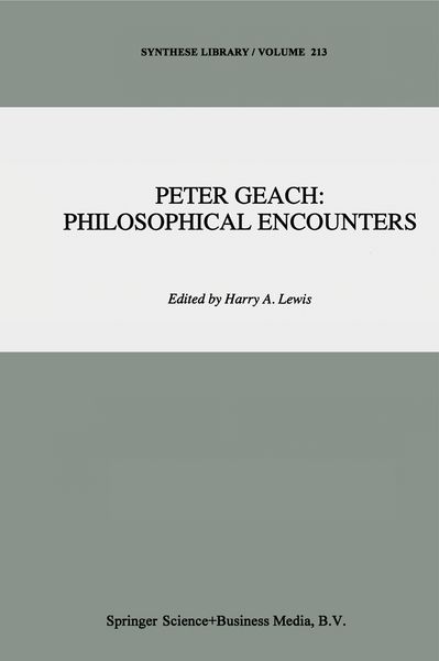 Produktbild: Peter Geach: Philosophical Encounters