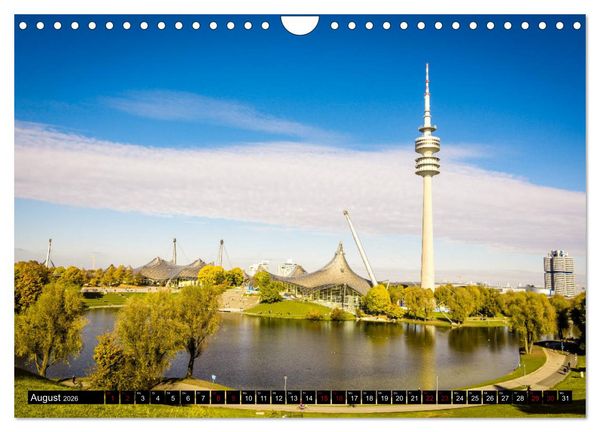 Produktbild: M&uuml;nchen entdecken - Die Sch&ouml;nheit der Bayerischen Metropole (Wandkalender 2026 DIN A4 quer), CALVENDO Monatskalender