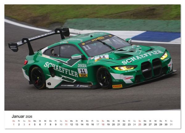 Produktbild: Bayerische Motoren Werke im Motorsport (Wandkalender 2026 DIN A2 quer), CALVENDO Monatskalender