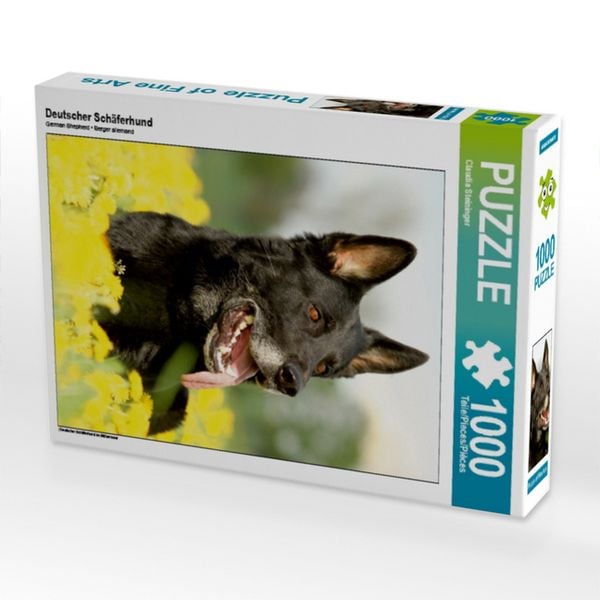 Produktbild: CALVENDO Puzzle Deutscher Sch&auml;ferhund | 1000 Teile Lege-Gr&ouml;&szlig;e 64x48cm Foto-Puzzle f&uuml;r gl&uuml;ckliche Stunden
