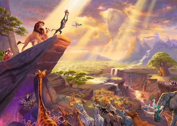 Produktbild: Puzzle Schmidt Spiele Thomas Kinkade K&ouml;nig der L&ouml;wen 1000 Teile