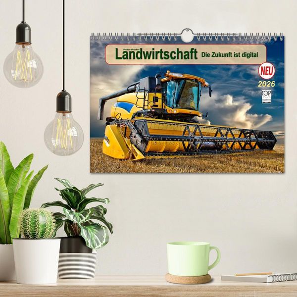 Produktbild: Landwirtschaft - die Zukunft ist digital (Wandkalender 2026 DIN A4 quer), CALVENDO Monatskalender
