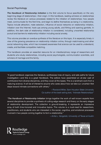 Produktbild: Handbook of Relationship Initiation
