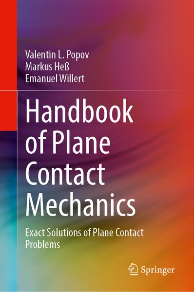 Produktbild: Handbook of Plane Contact Mechanics