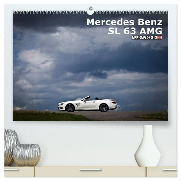 Produktbild: Mercedes-Benz SL 63 AMG (hochwertiger Premium Wandkalender 2026 DIN A2 quer), Kunstdruck in Hochglanz