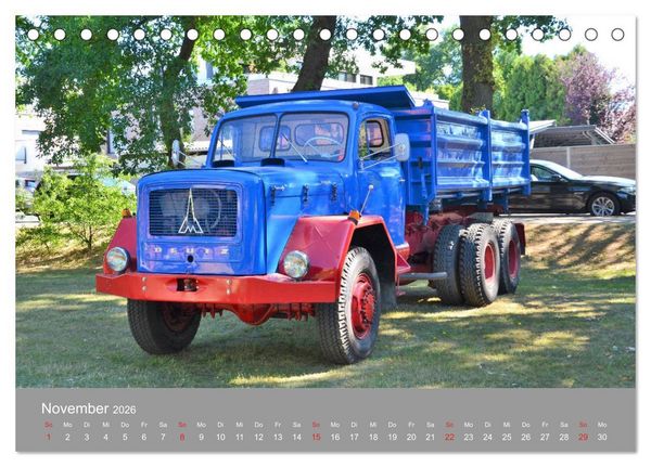 Produktbild: Oldtimer - L K W (Tischkalender 2026 DIN A5 quer), CALVENDO Monatskalender