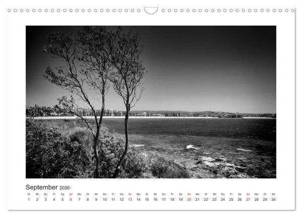 Produktbild: SYDNEY Monochrom (Wandkalender 2026 DIN A3 quer), CALVENDO Monatskalender
