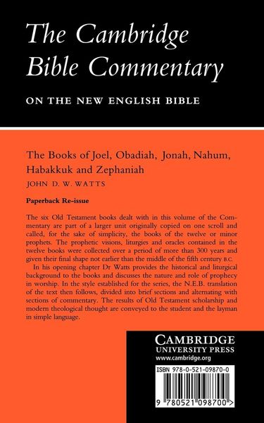 Produktbild: The Books of Joel, Obadiah, Jonah, Nahum, Habakkuk and Zephaniah