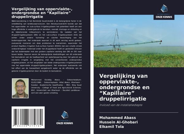 Produktbild: Vergelijking van oppervlakte-, ondergrondse en "Kapillaire" druppelirrigatie