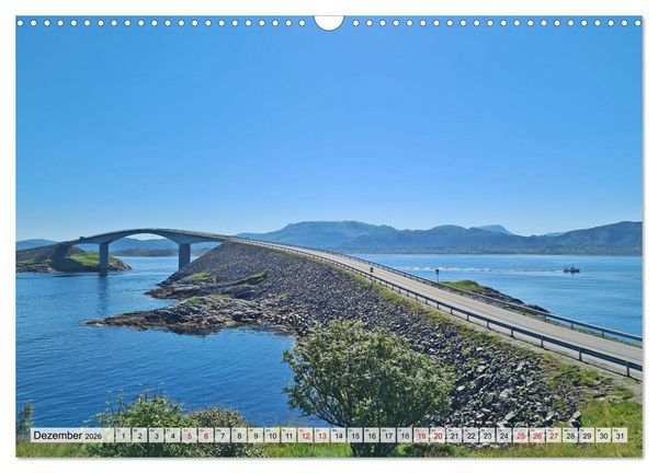 Produktbild: Norwegen erkunden mit dem Wohnmobil (Wandkalender 2026 DIN A3 quer), CALVENDO Monatskalender