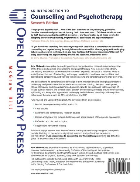 Produktbild: An Introduction to Counselling and Psychotherapy: Theory, Research, Practice and Social Purpose, 7th Edition