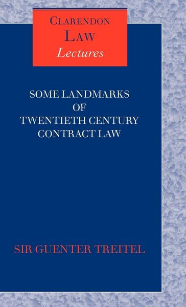 Produktbild: Some Landmarks of Twentieth Century Contract Law