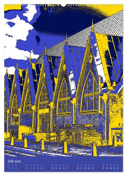 Produktbild: POP-ART meets G&ouml;teborg (hochwertiger Premium Wandkalender 2026 DIN A2 hoch), Kunstdruck in Hochglanz