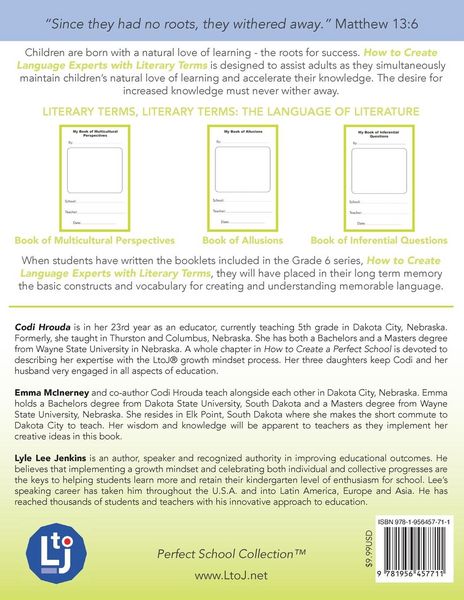 Produktbild: How to Create Language Experts with Literary Terms Grade 6