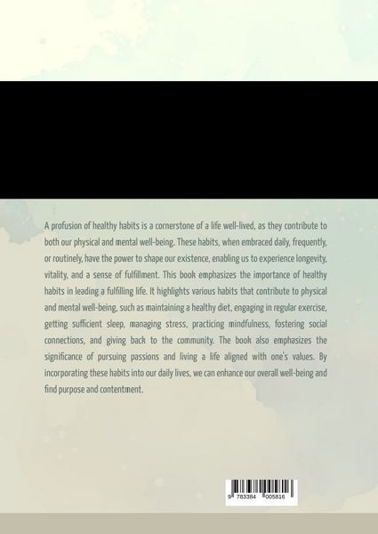 Produktbild: Healthy habits for a fulfilling life