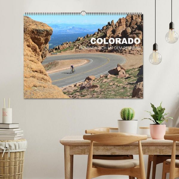 Produktbild: Colorado - H&ouml;henrausch mit dem Rennrad (Wandkalender 2027 DIN A2 quer), CALVENDO Monatskalender