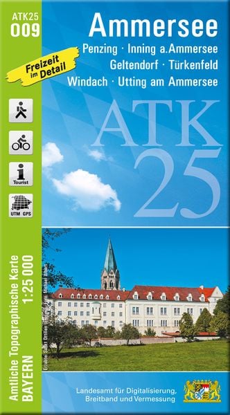 Produktbild: Ammersee 1 : 25 000
